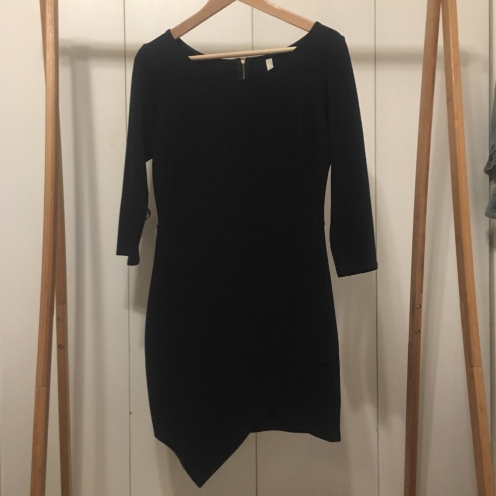 Black Asymmetrical Dress